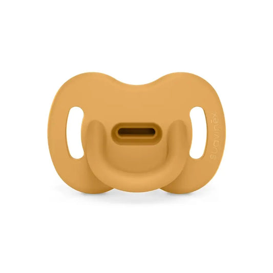 Suavinex Ciuccio Tutto Silicone Fisiologico Sx Pro, 6/18 Mesi, Miele