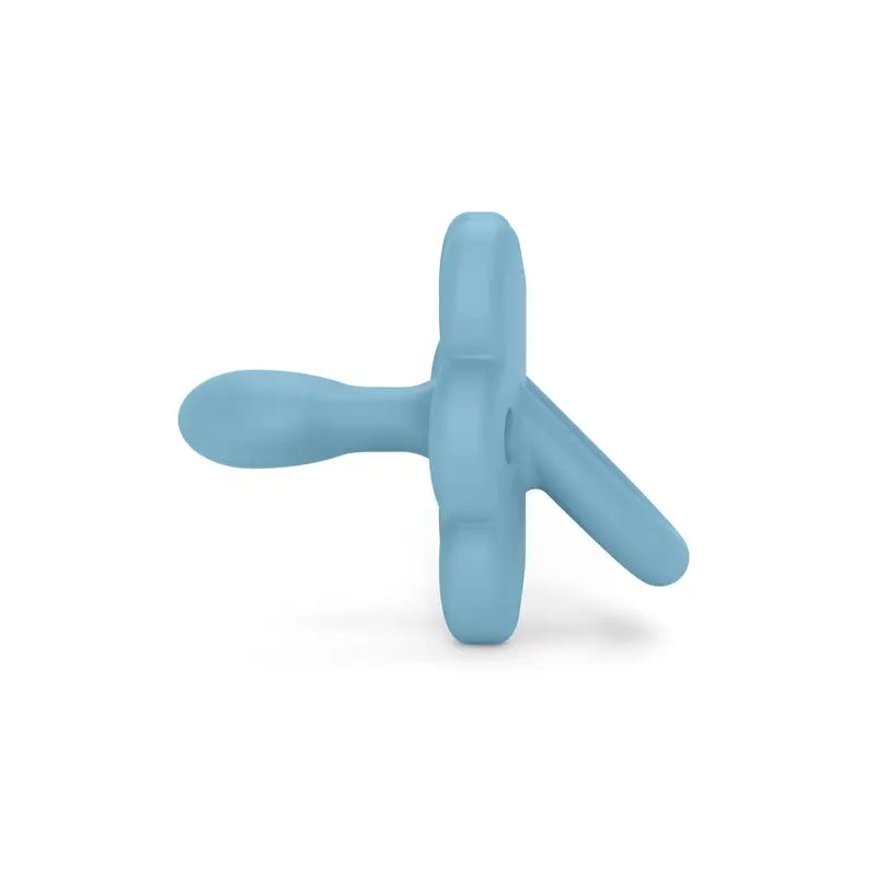 Suavinex Ciuccio Tutto Silicone Fisiologico Sx Pro, 6/18 mesi, Farfalla Infinity Blu