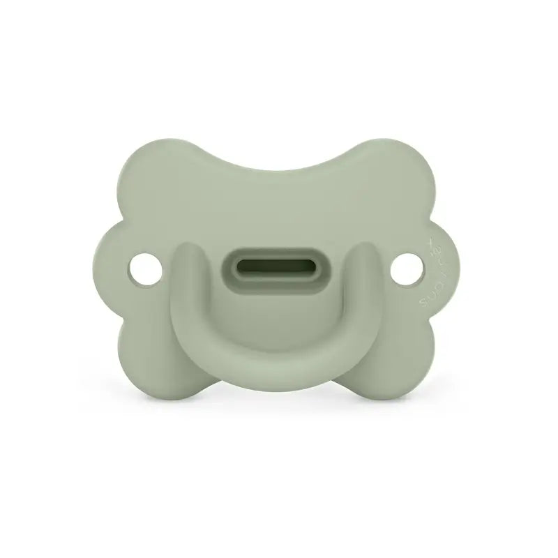 Suavinex Ciuccio Tutto Silicone Sx Pro, 6/18 mesi, Verde Lago Farfalla