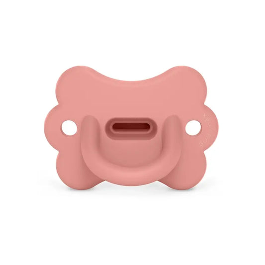 Suavinex Ciuccio Tutto Silicone Sx Pro, 6/18 mesi, Farfalla Rosa Pesca