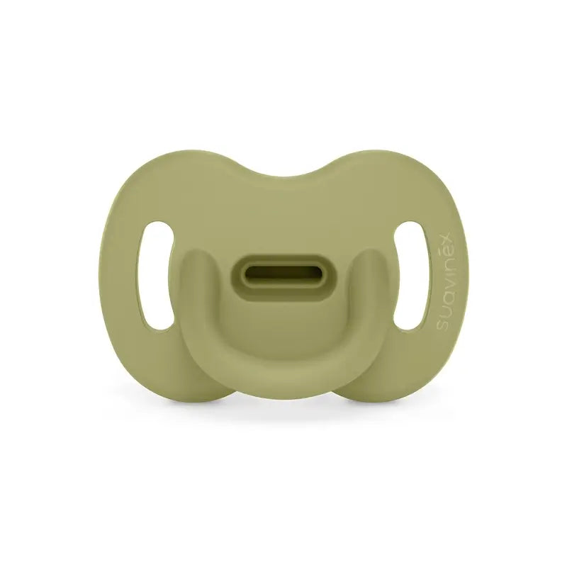 Suavinex Ciuccio Tutto Silicone Fisiologico Sx Pro, 6/18 Mesi, Verde Tartaruga