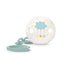Ciuccio Suavinex, catenella portaciuccio per bambini +0 mesi, Dreams Blue, 1 unità