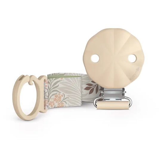 Suavinex Succhietto in tessuto +0 mesi, Poesia Beige