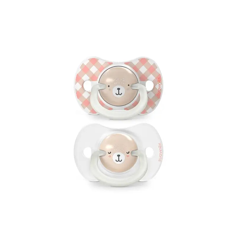 Succhietti Suavinex Night & Day Tettarella Sx Pro 0/6 mesi rosa, 2 unità