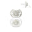Suavinex Night & Day Succhietto notturno Sx Pro Tettarella 6/18 mesi Grigio, 2 unità