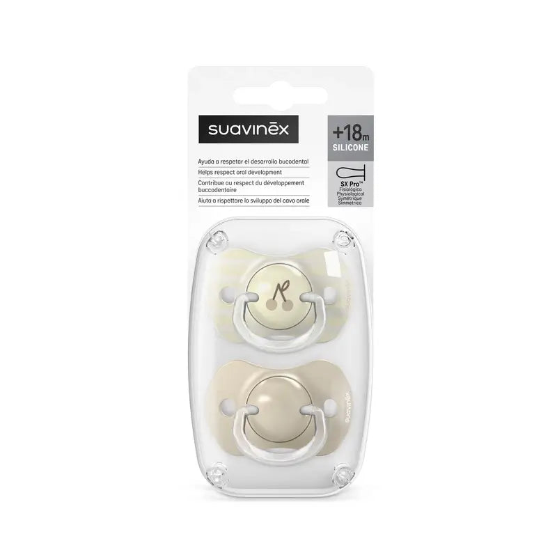 Ciucci Suavinex Sx Pro Teat +18 mesi Birdies Beige, 2 unità