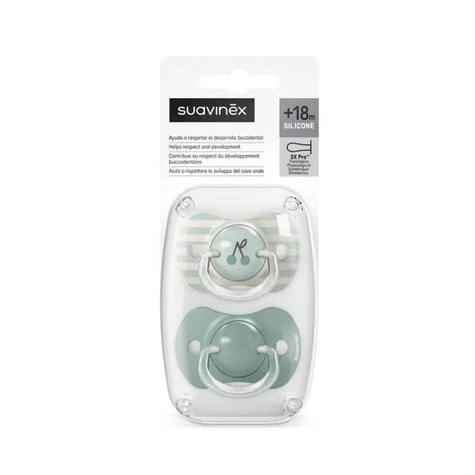 Ciucci Suavinex Sx Pro Teat +18 mesi Birdies Green, 2 unità