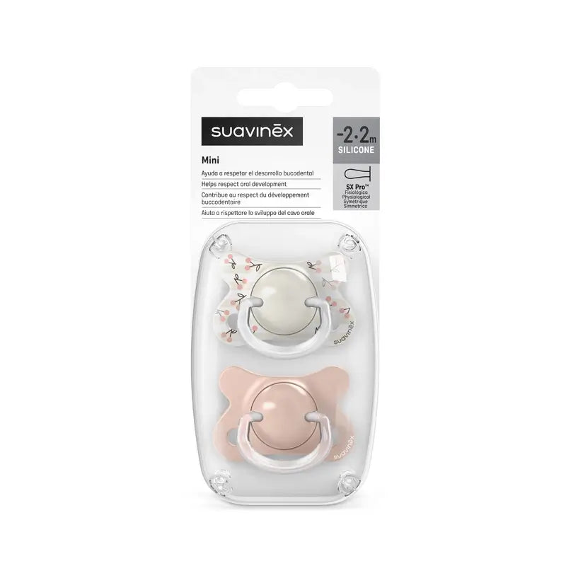 Suavinex Tettarella Sx Pro -2/2 Mesi Birdies Rosa, 2 unità