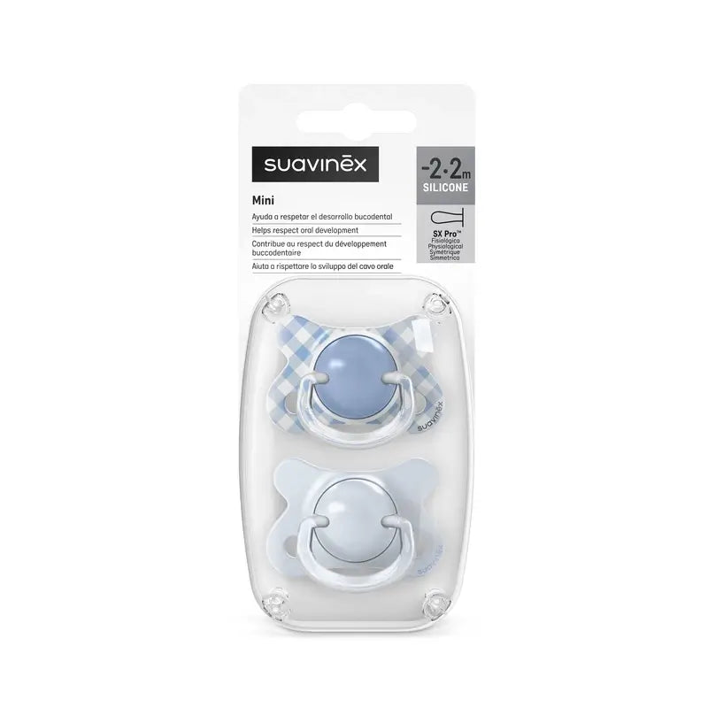 Ciucci Suavinex Sx Pro Teat -2/2 Mesi Wild&Free Blu, 2 unità