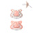 Ciucci Suavinex Sx Pro Teat -2/2 Mesi Wild&Free Rosa, 2 unità