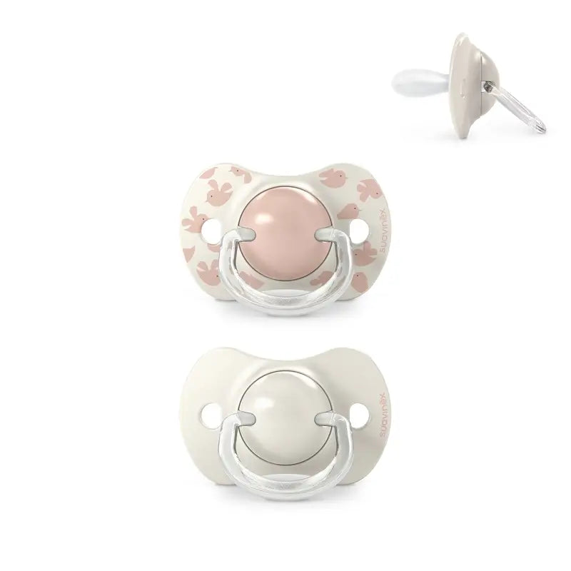 Suavinex Tettarella Sx Pro 6/18 mesi Birdies Rosa, 2 unità