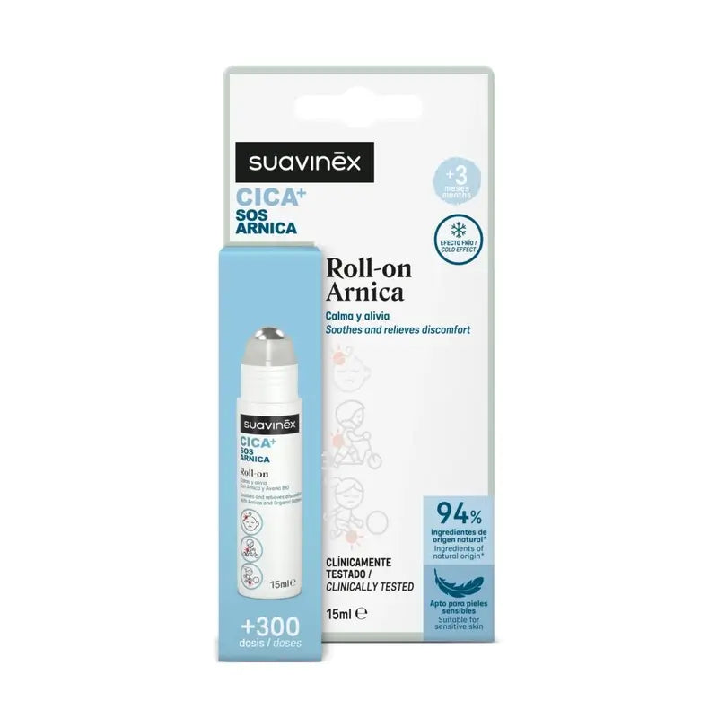 Suavinex Cica Arnica Roll-on 15 ml +3M
