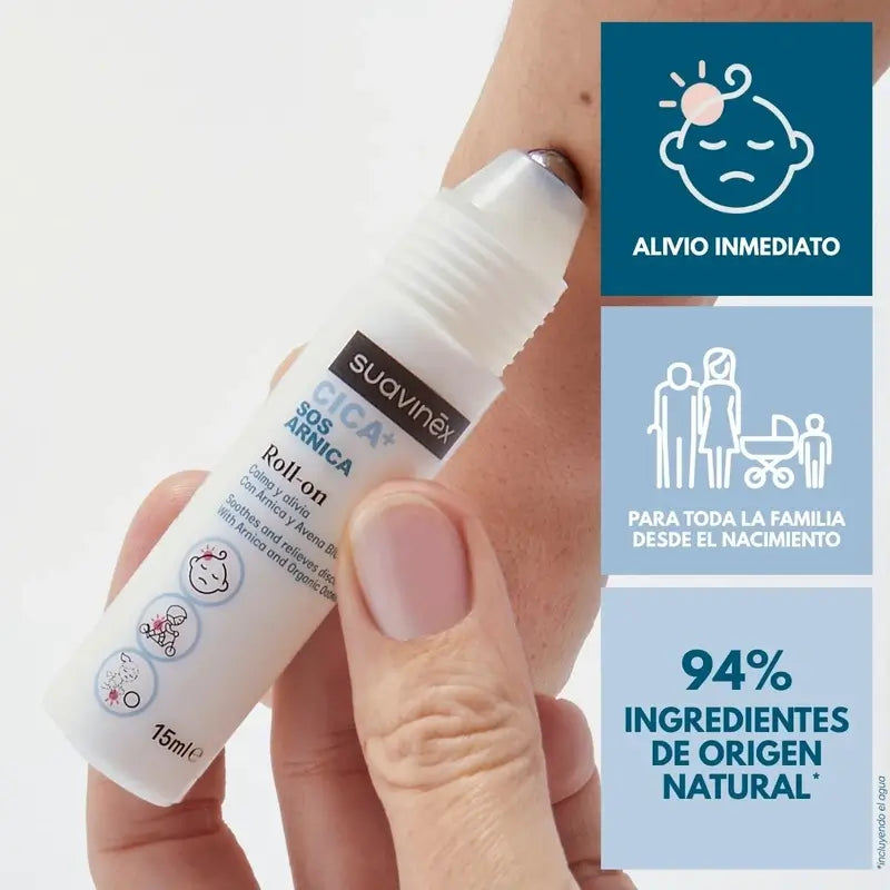 Suavinex Cica Arnica Roll-on 15 ml +3M