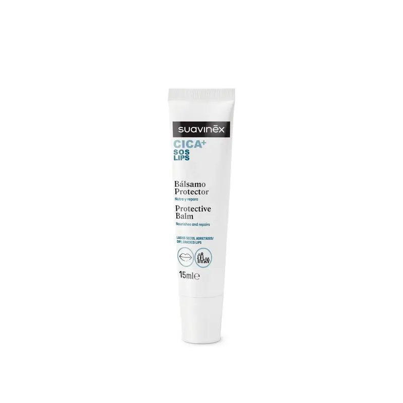 Suavinex Cica Balsamo riparatore per le labbra 15 ml +0M