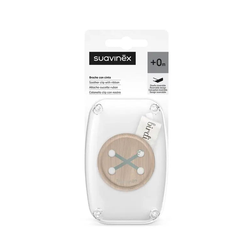 Suavinex Nastro per manichini +0 mesi Birdies Verde
