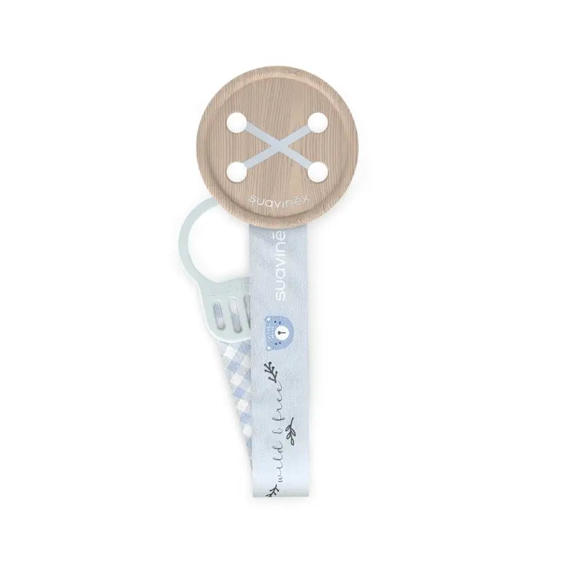 Suavinex nastro per ciuccio +0 mesi Wild&Free Blu