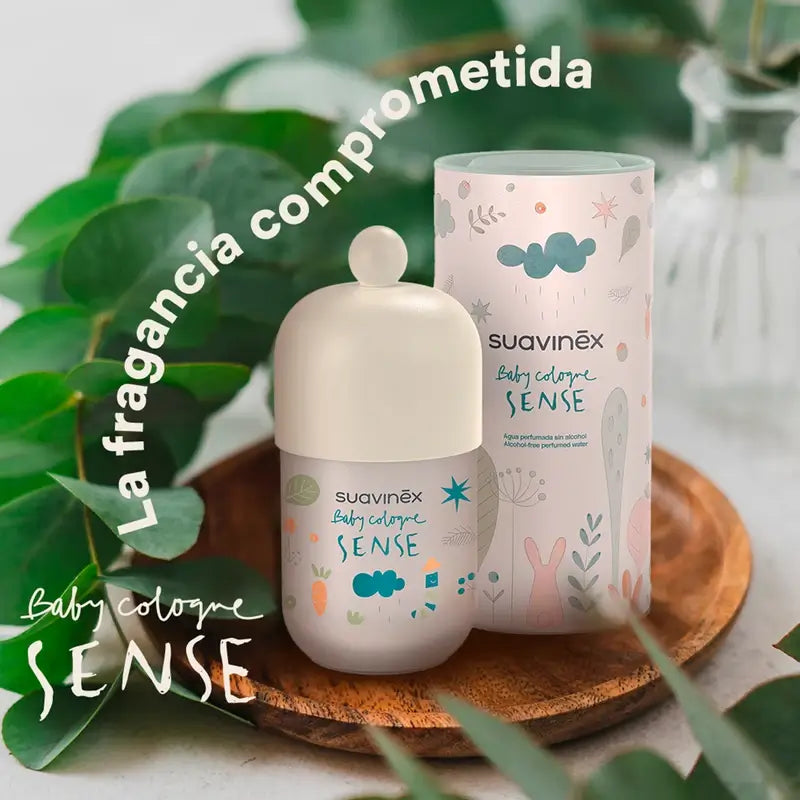 Suavinex Baby Cologne Sense, Acqua profumata senza alcool, 100 Ml