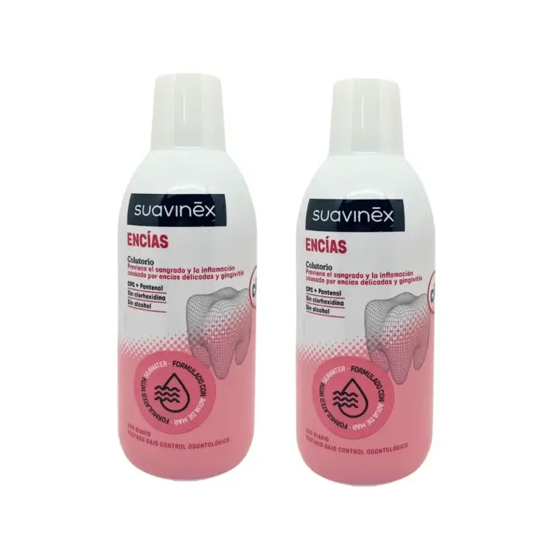 Suavinex Gum Collutorio, 2x500 ml