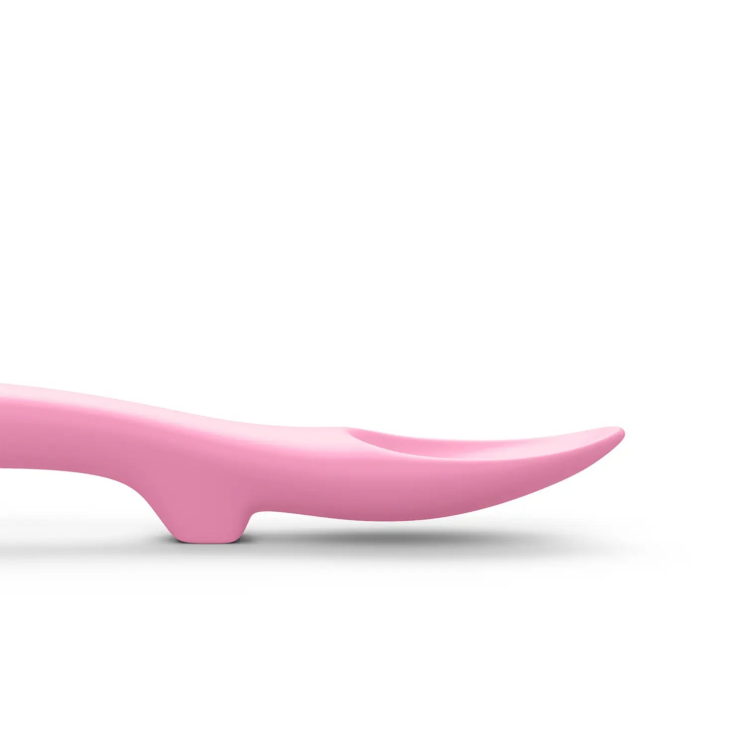 Suavinex Cucchiaio in silicone per neonati +4 mesi, colore rosa