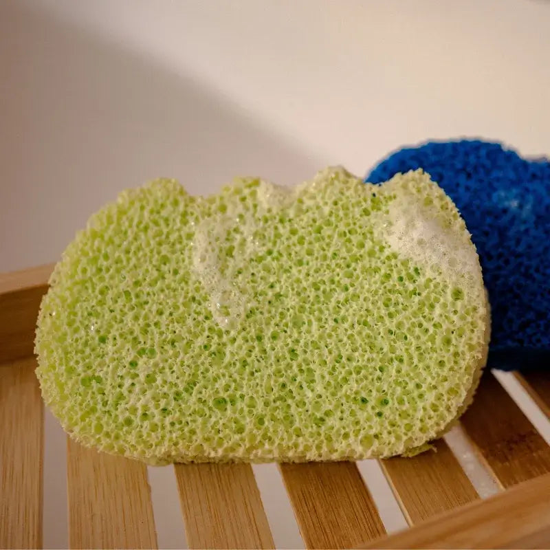 Suavinex Spugna da bagno con estratto di bambù, +0 Mesi / Familiare