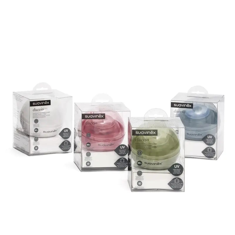 Suavinex Sterilizzatore per ciucci Uv Duccio, Verde