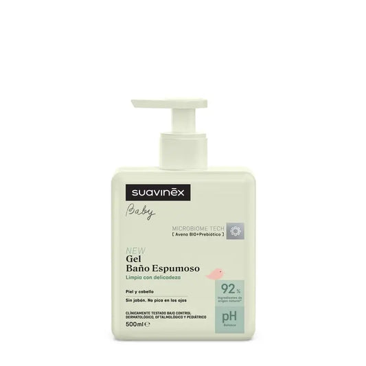 Suavinex Baby Gel da bagno schiumoso, 500 Ml