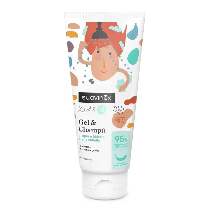 Suavinex Gel-Shampoo da 3 a 10 anni, 200 Ml