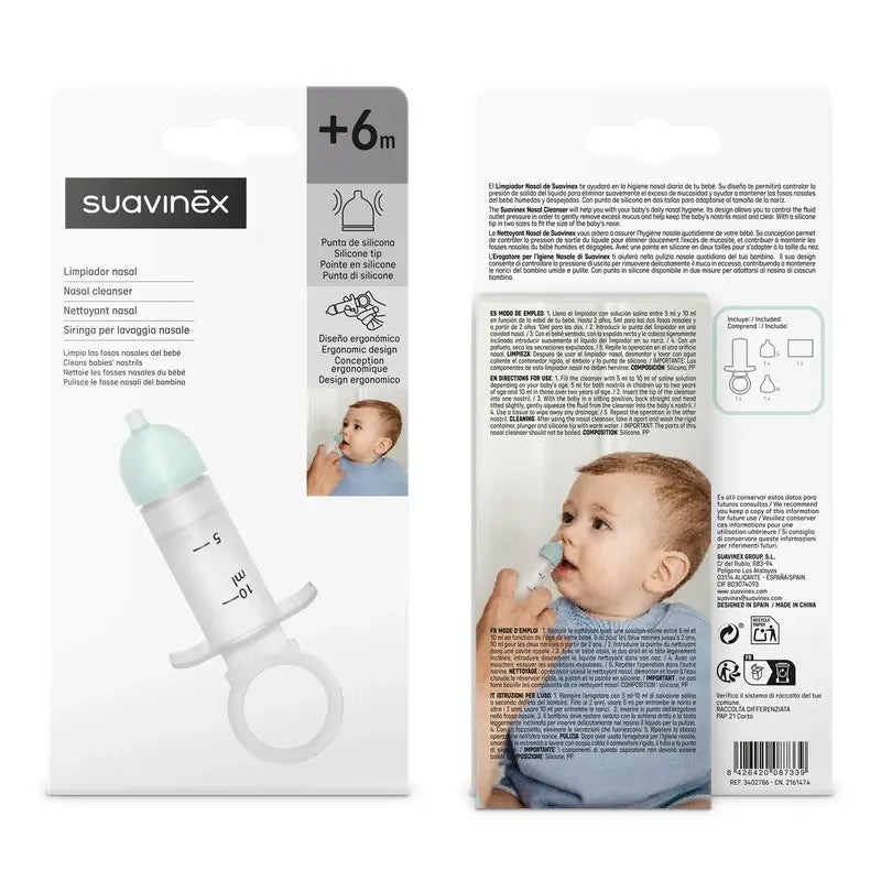 Pulitore nasale Suavinex per bambini +6 mesi