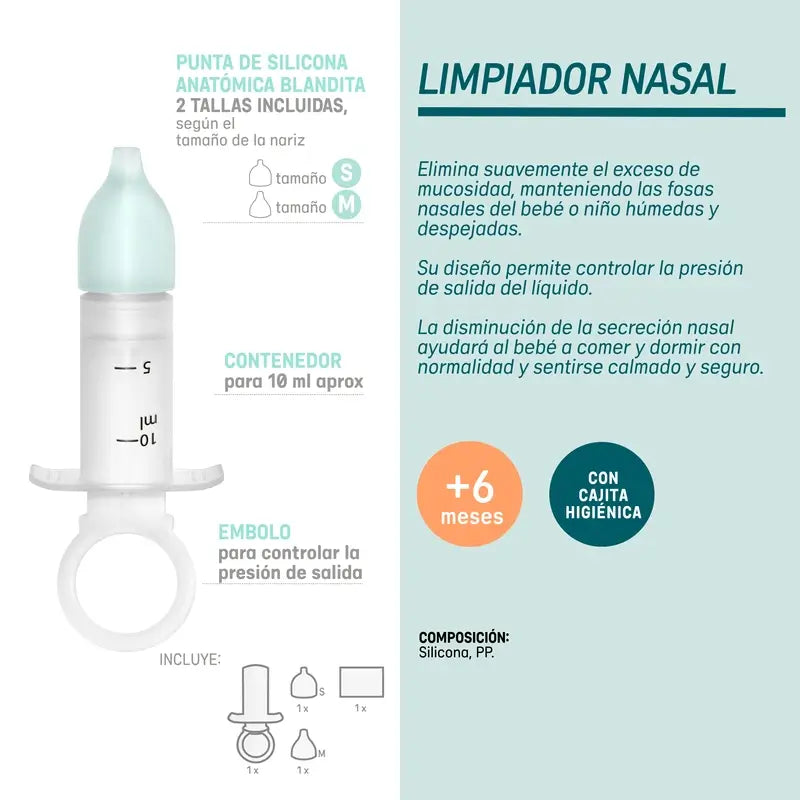 Pulitore nasale Suavinex per bambini +6 mesi