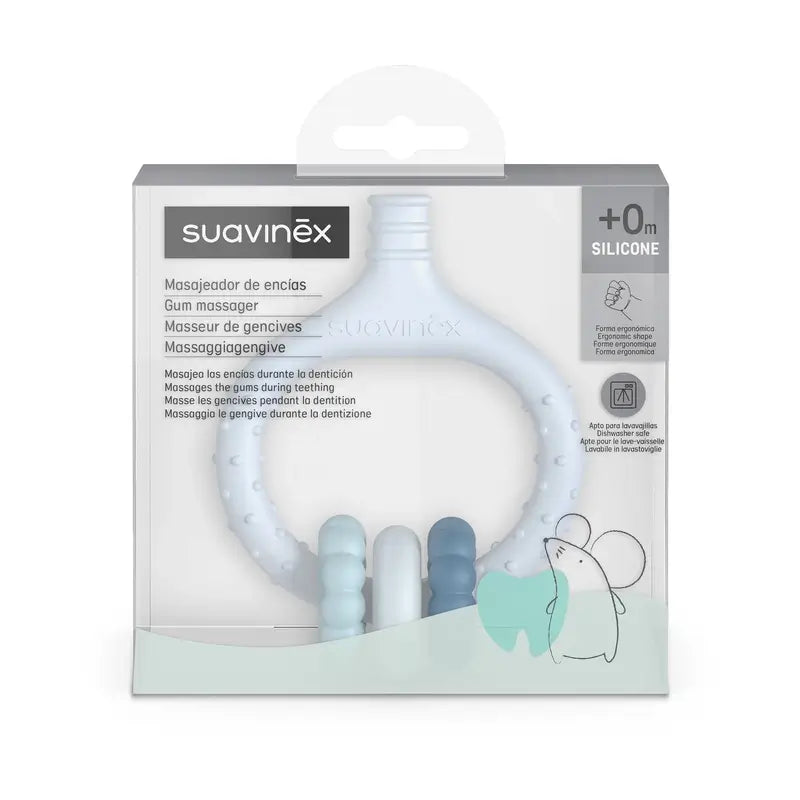 Massaggiagengive per bambini Suavinex +0 mesi, blu