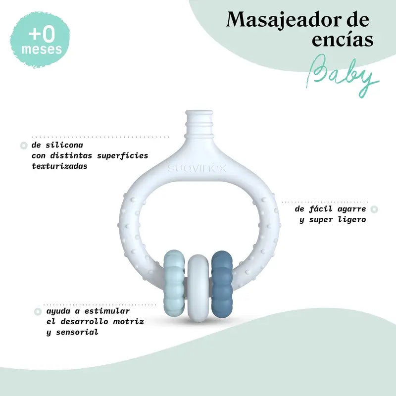 Massaggiatore per gengive per bambini Suavinex +0 mesi, rosa