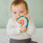Suavinex Teether in silicone +0 mesi, Arcobaleno, Multicolore