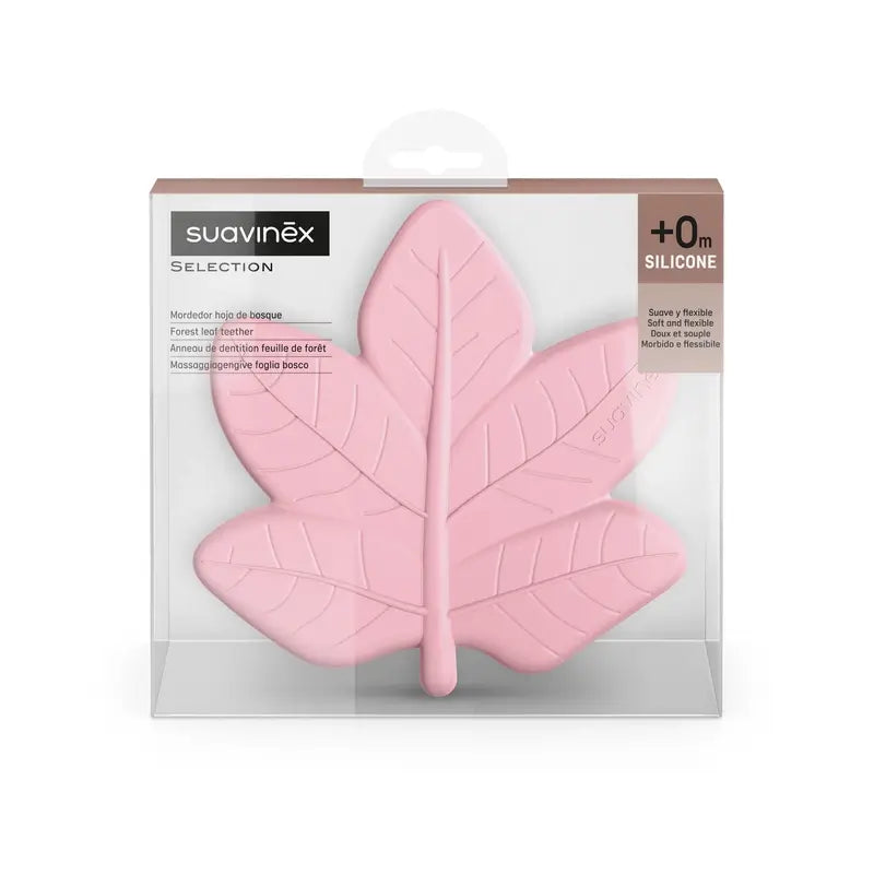 Suavinex, legnetto in silicone per la foresta, rosa poesia
