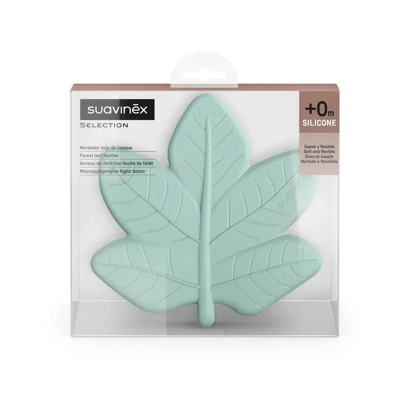 Suavinex Silicone Teether Forest, Verde Poesia