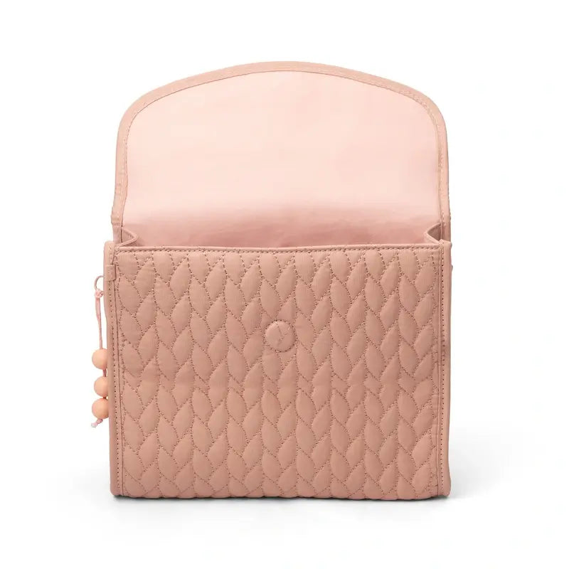 Suavinex Borsa da toilette per neonati rosa, in tessuto