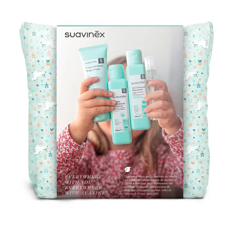 Suavinex Borsa da toilette per bambini Panno da viaggio, blu