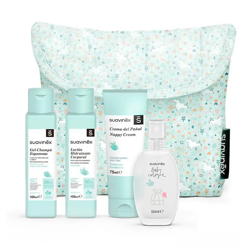 Suavinex Borsa da toilette per bambini Panno da viaggio, blu