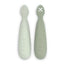 Suavinex Confezione 2 Cucchiai in silicone, +6 mesi, verde