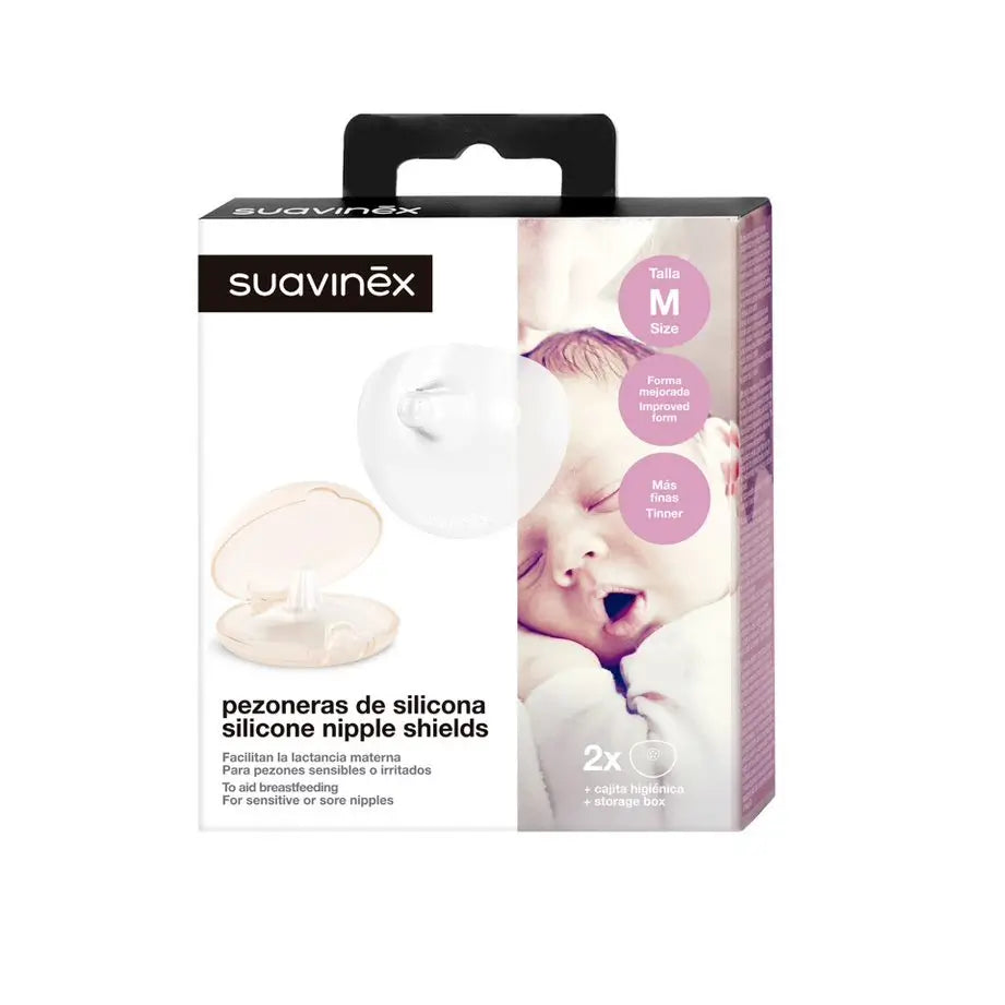 Suavinex Paracapezzoli in silicone taglia M 2 Uds