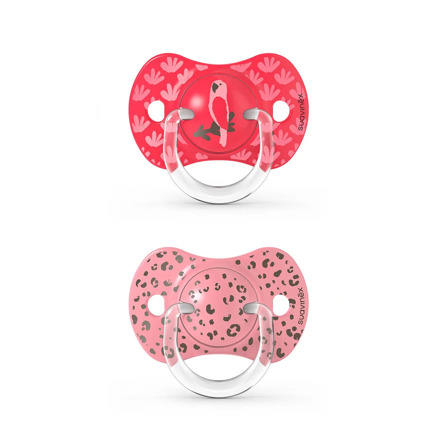 Suavinex Confezione 2 succhietti Physiological Sx Pro Jungle Pink 18+M