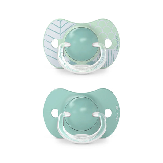 Suavinex Pack Ciucci blu con tettarella fisiologica in silicone Sx Pro, +18 mesi, 2 unità