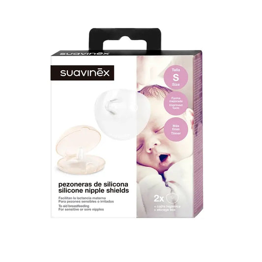 Paracapezzoli in silicone Suavinex taglia S 2 unità