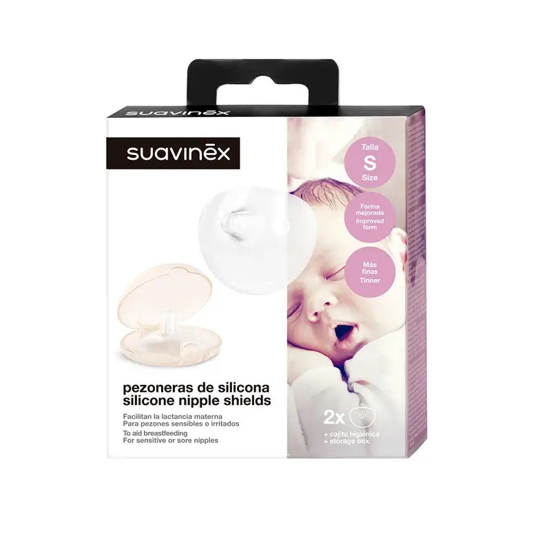 Paracapezzoli in silicone Suavinex taglia S 2 unità
