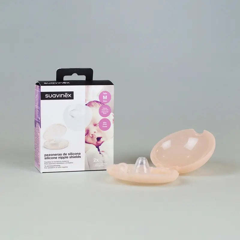Paracapezzoli in silicone Suavinex taglia S 2 unità