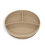 Piatto in silicone Suavinex con ventosa e divisioni, +6 mesi, beige