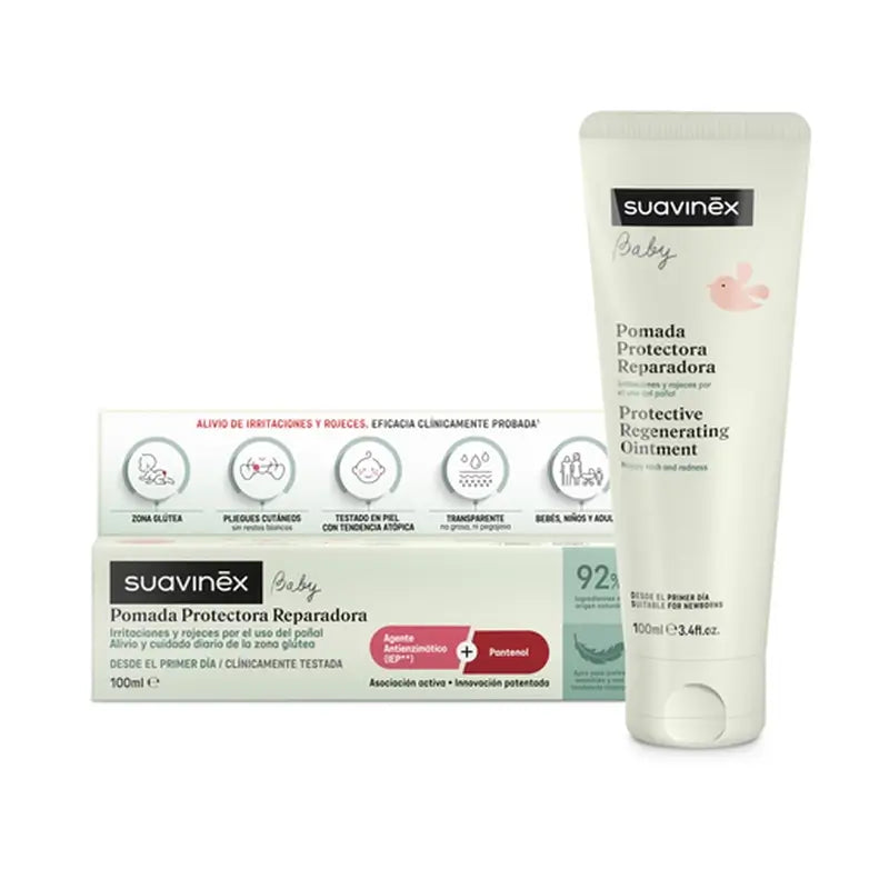 Suavinex Unguento protettivo riparatore per pannolini, 100 Ml