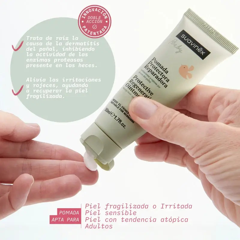 Suavinex Unguento protettivo riparatore per pannolini, 100 Ml