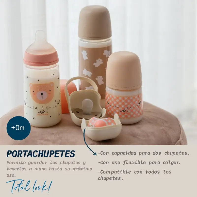 Portaciuccio Suavinex +0 mesi Wild&Free Blu