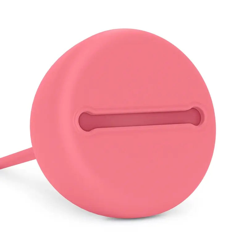 Suavinex Portaciuccio in Silicone con Maniglia, +0 mesi, Fucsia