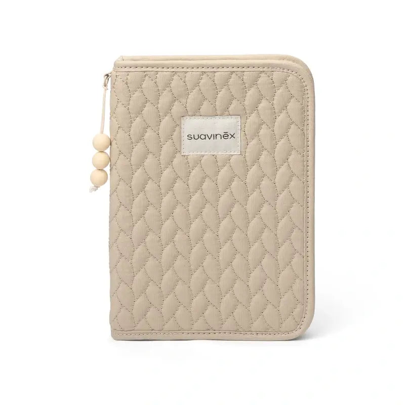 Portadocumenti Suavinex, beige